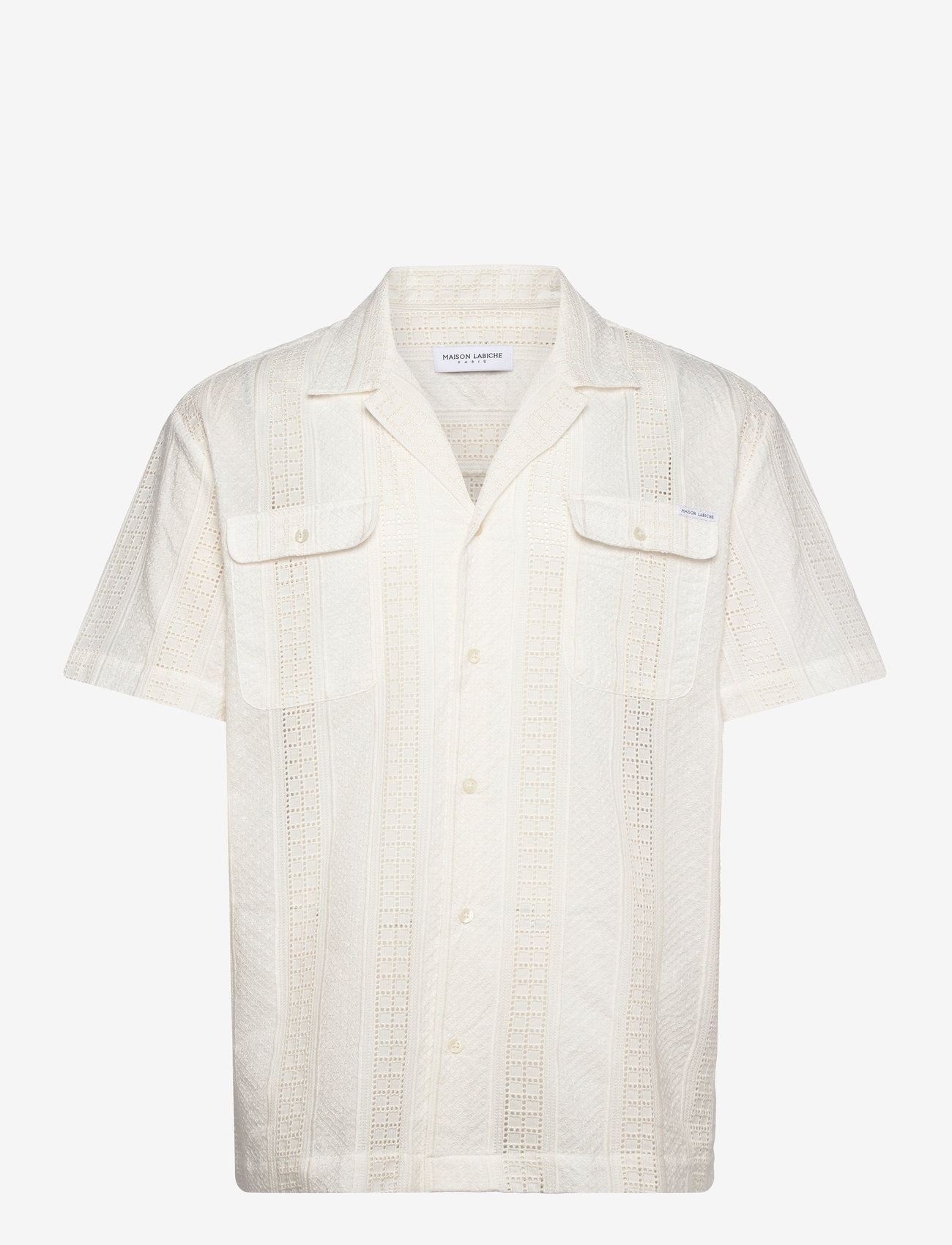 Maison Labiche - LAURENS SHIRT - kortärmade skjortor - square english emby - 1