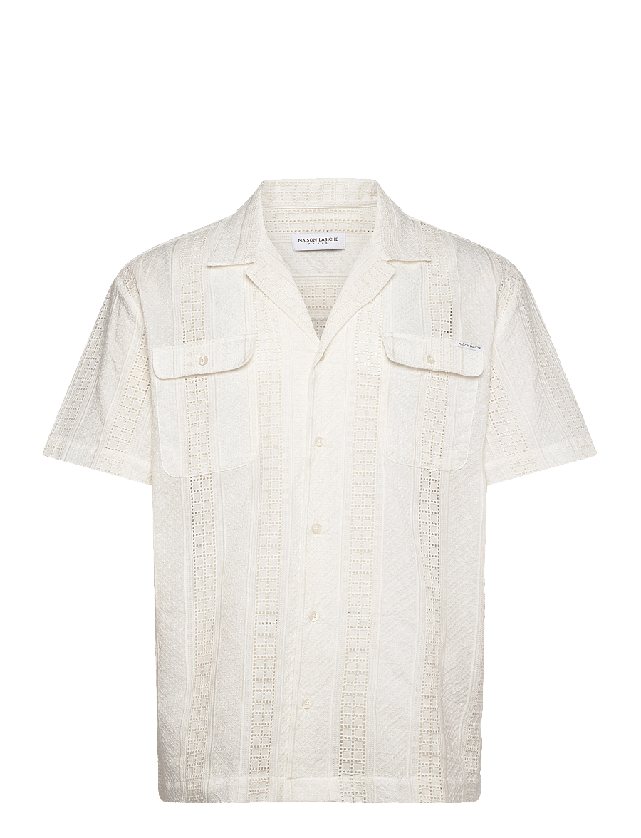 Maison Labiche - LAURENS SHIRT - square english emby - 1