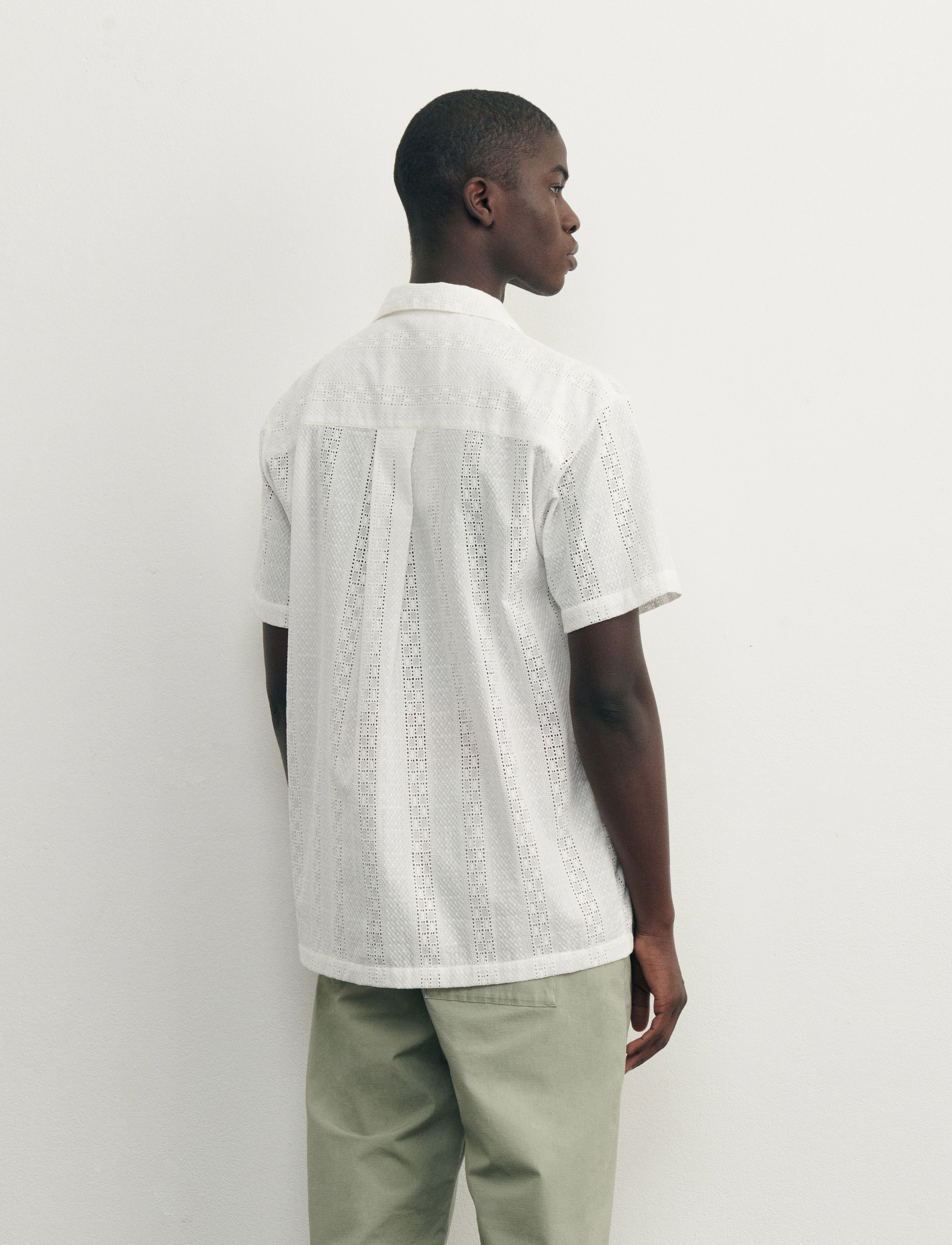 Maison Labiche - LAURENS SHIRT - square english emby - 4