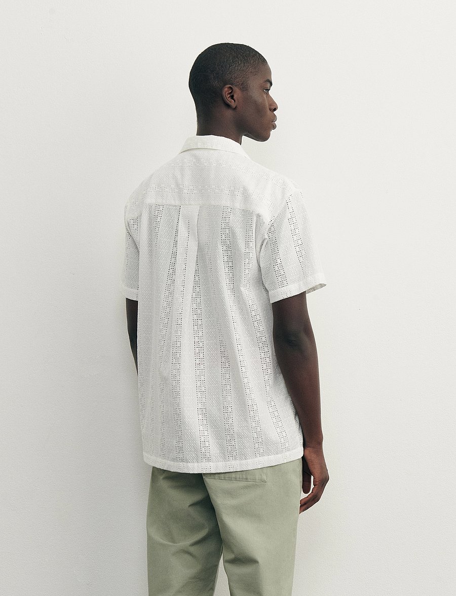 Maison Labiche - LAURENS SHIRT - square english emby - 4