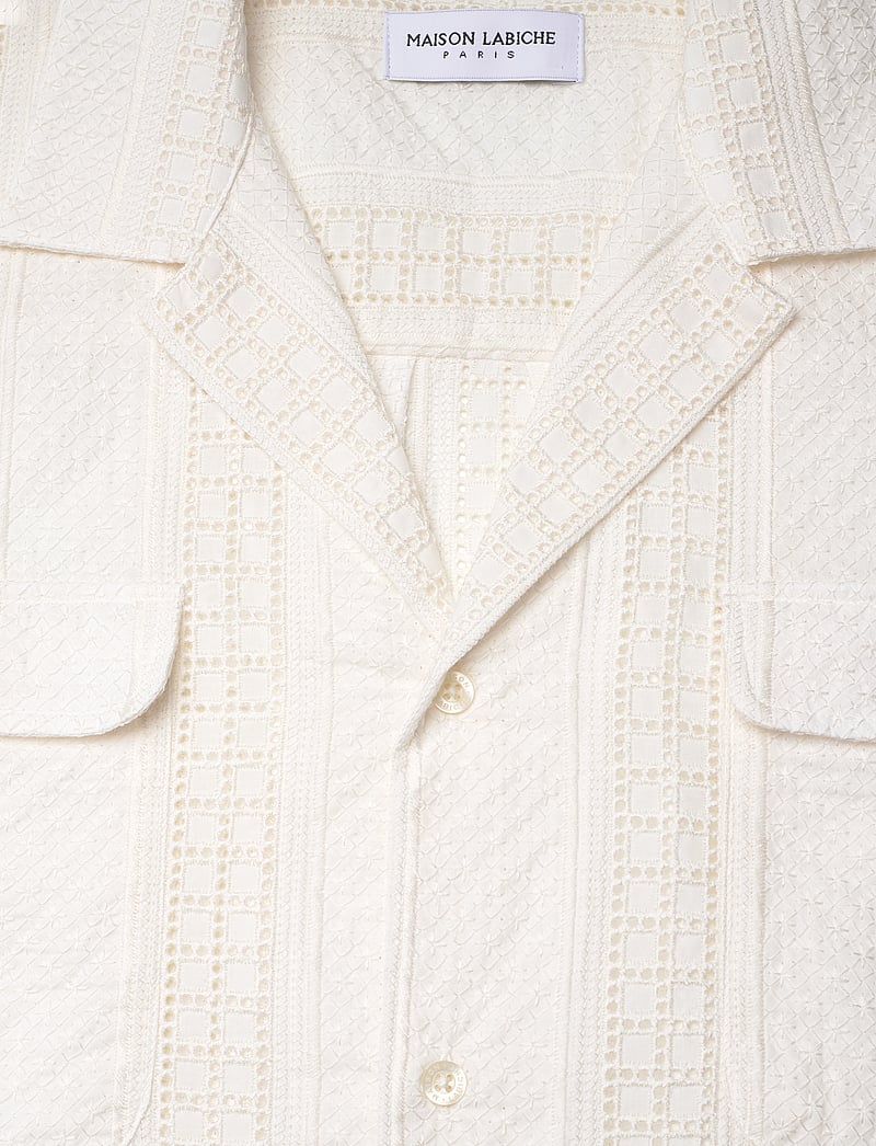 Maison Labiche - LAURENS LABEL - lühikeste varrukatega särgid - square english emby - 5