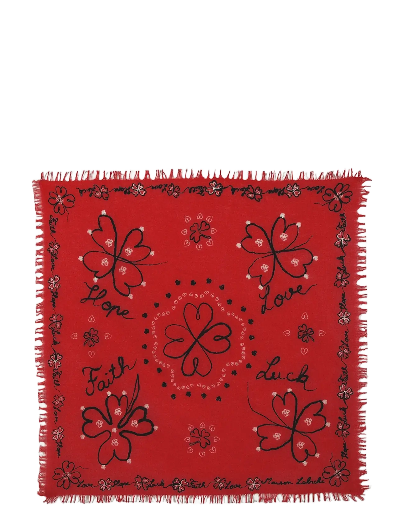 Maison Labiche - BOURDALOUE CLOVER HOPE - red dahlia - 1