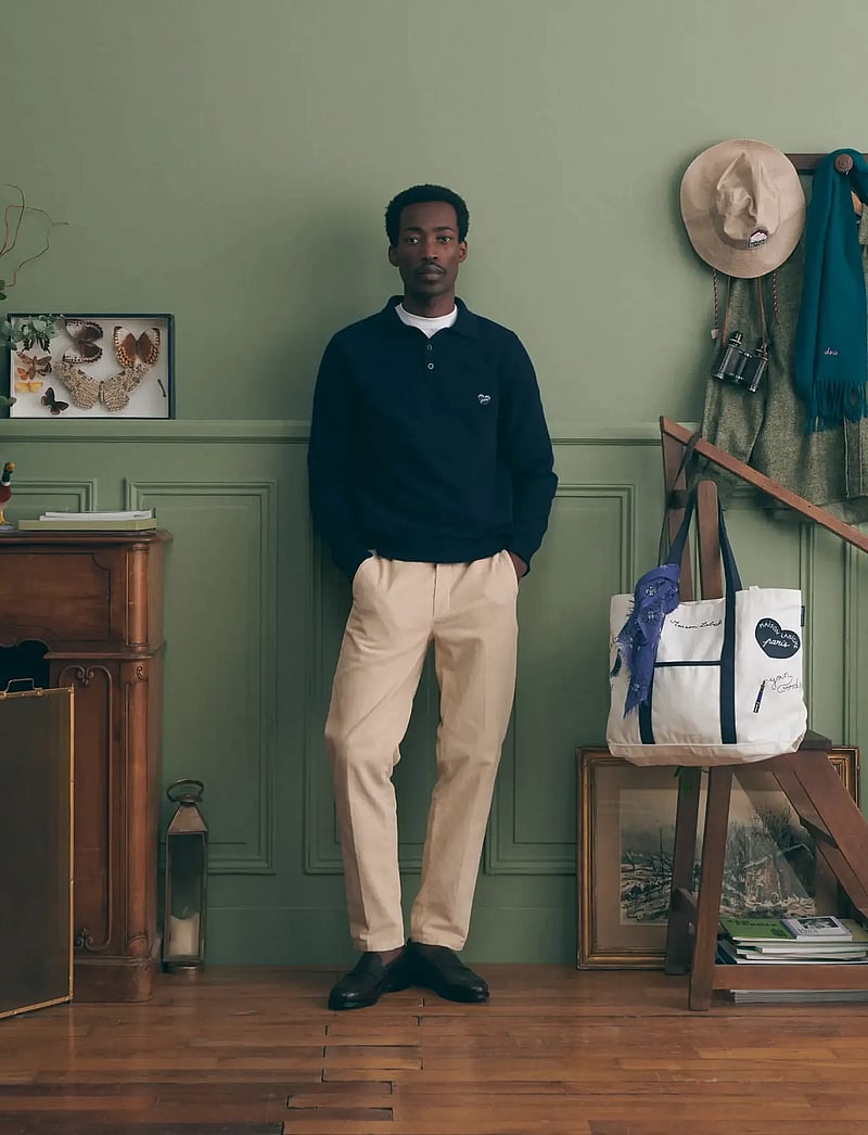 Maison Labiche - GUILLAUMIN PATCH COEUR - rullekraver - dark navy - 0