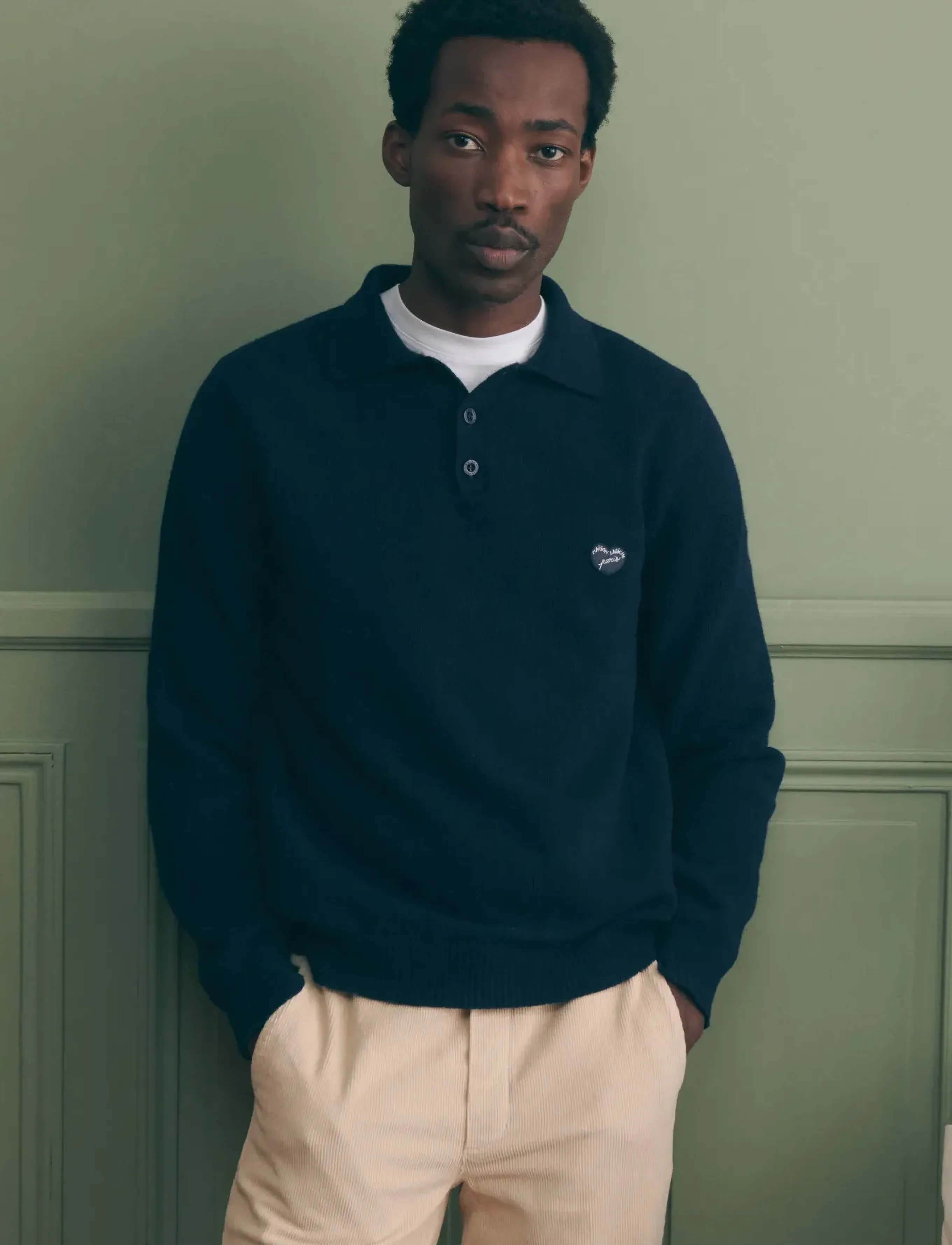 Maison Labiche - GUILLAUMIN PATCH COEUR - dark navy - 3