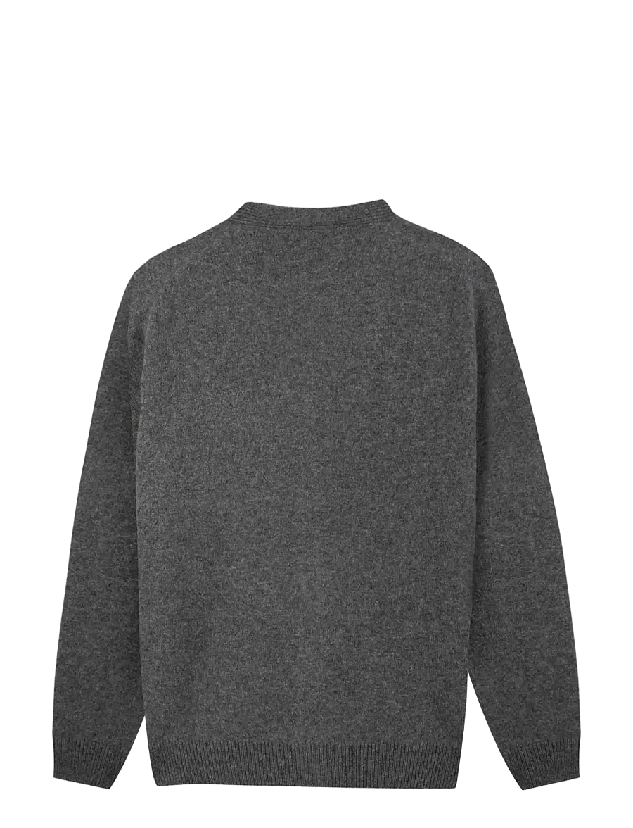Maison Labiche - LHOMME PATCH COEUR PARIS - strickjacken - dark heather grey - 1
