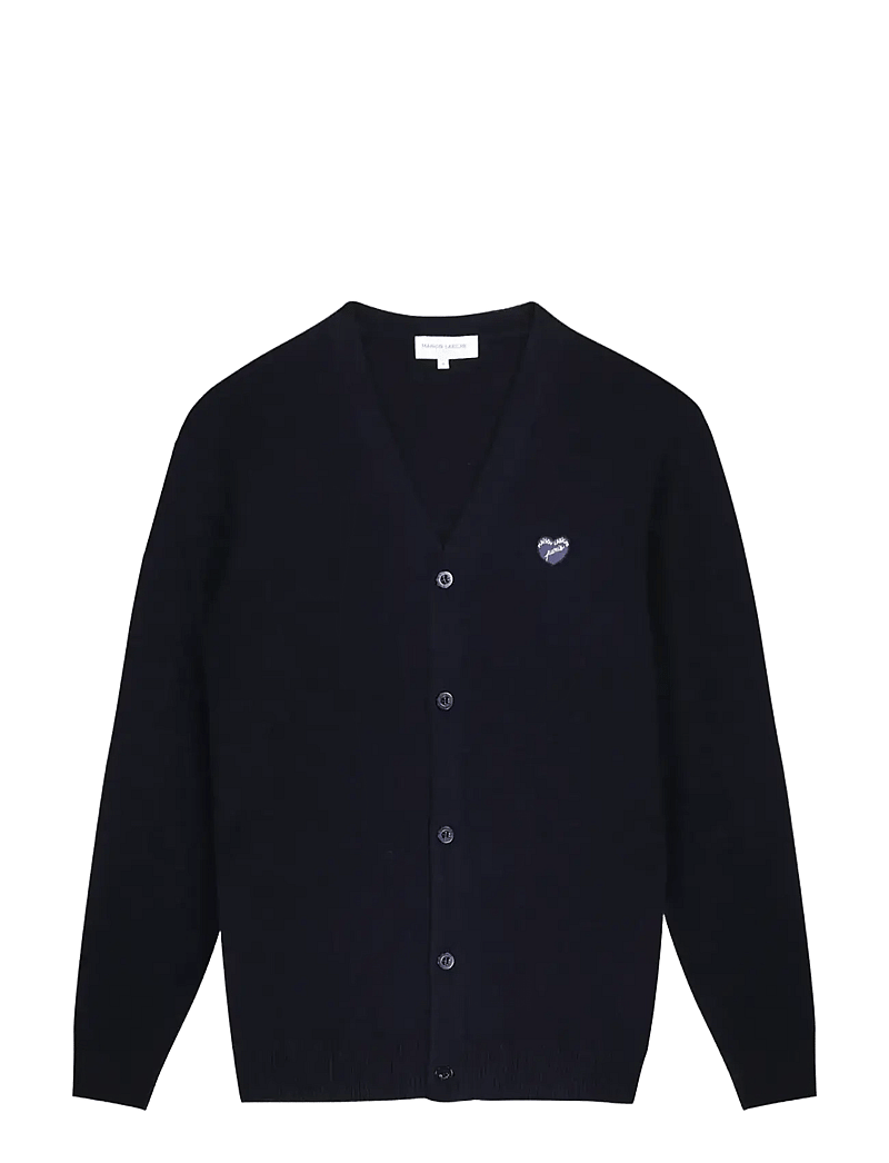 Maison Labiche - LHOMME PATCH COEUR PARIS - cardigans - noctural blue - 0