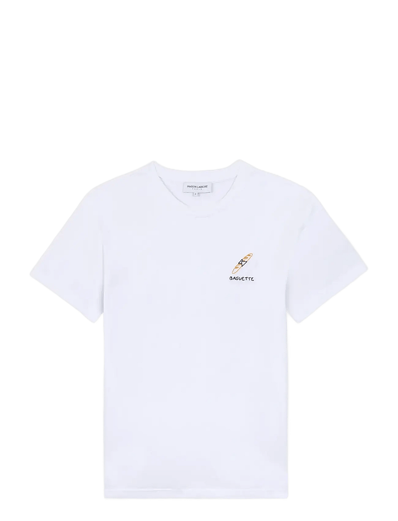 Maison Labiche - POPINCOURT BAGUETTE / GOTS - kortærmede t-shirts - white - 0