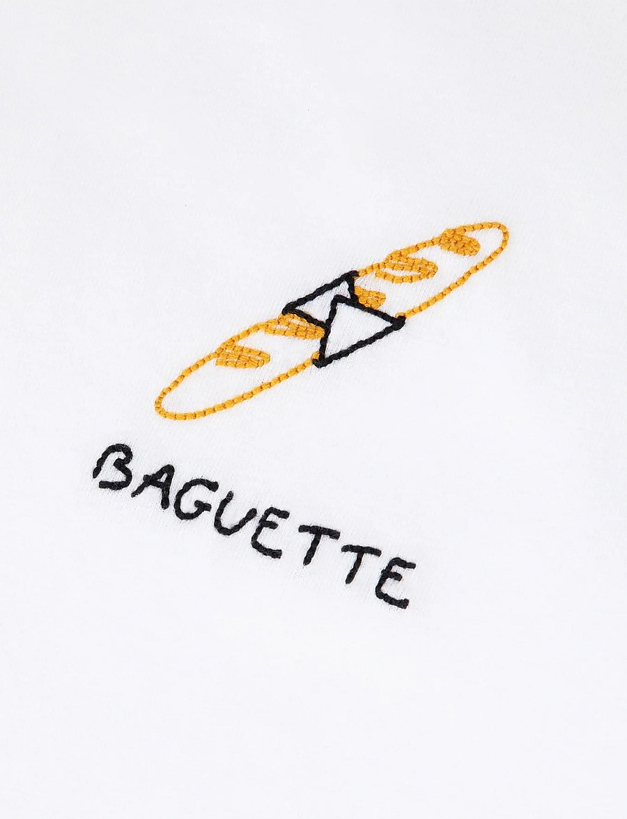 Maison Labiche - POPINCOURT BAGUETTE / GOTS - t-shirts à manches courtes - white - 2