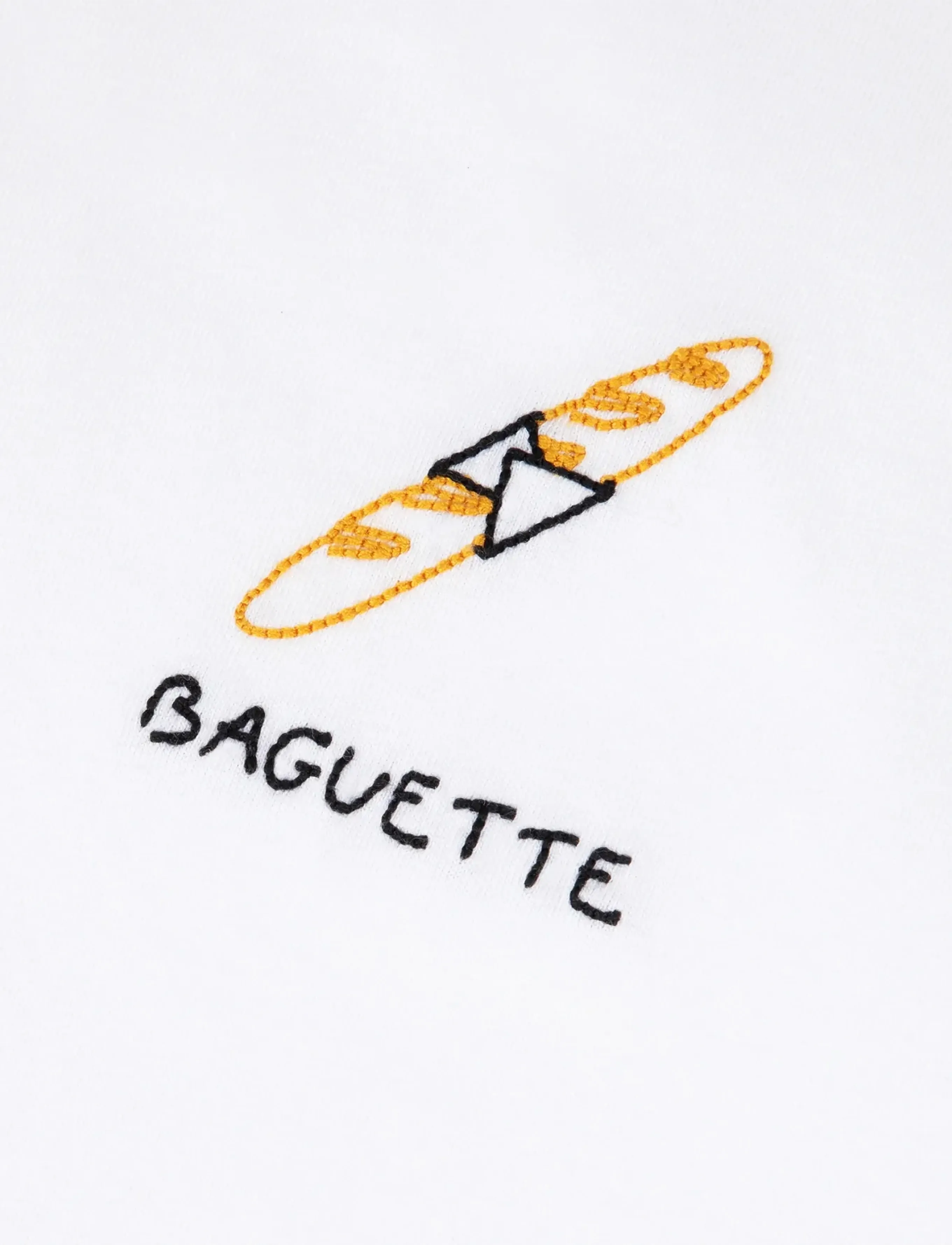 Maison Labiche - POPINCOURT BAGUETTE / GOTS - lühikeste varrukatega t-särgid - white - 2
