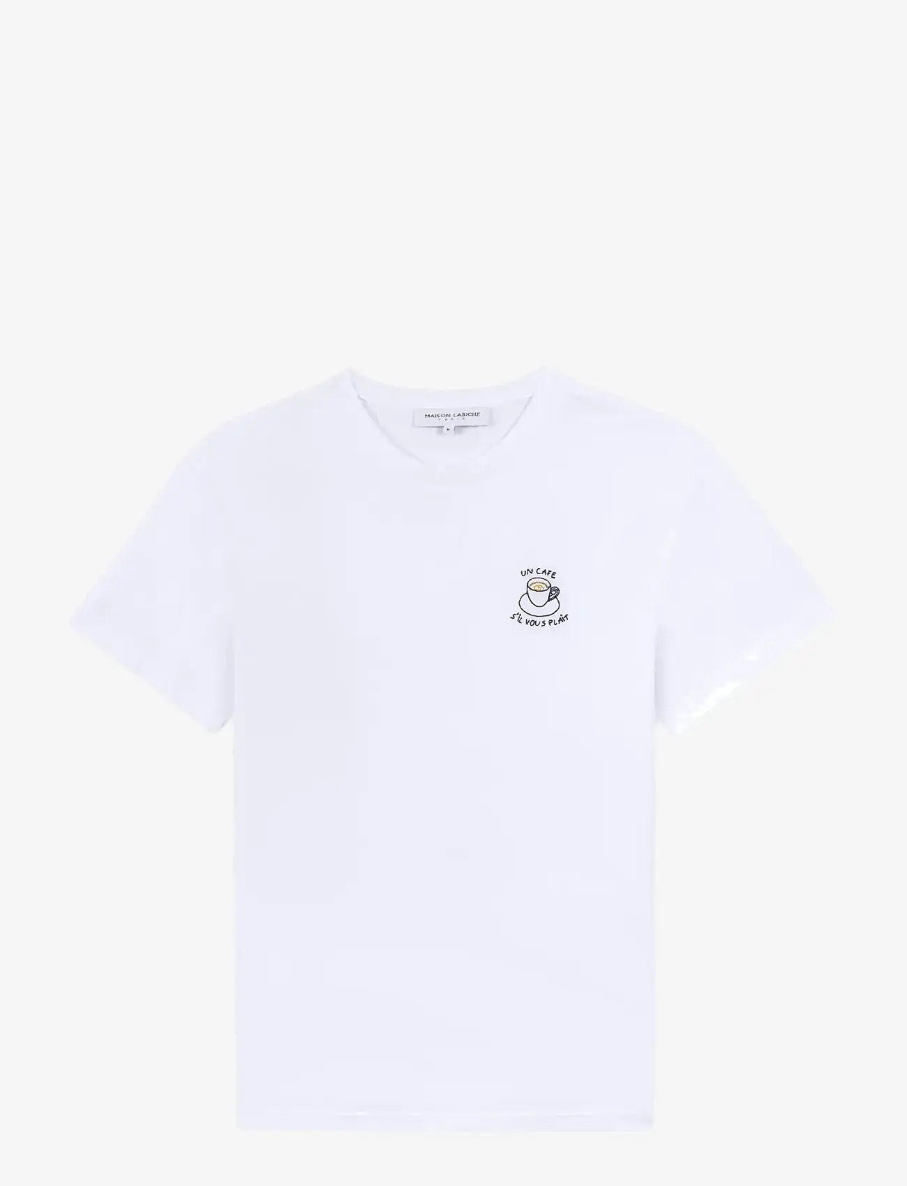 Maison Labiche - POPINCOURT UN CAFE SVP / GOTS - kortærmede t-shirts - white - 0