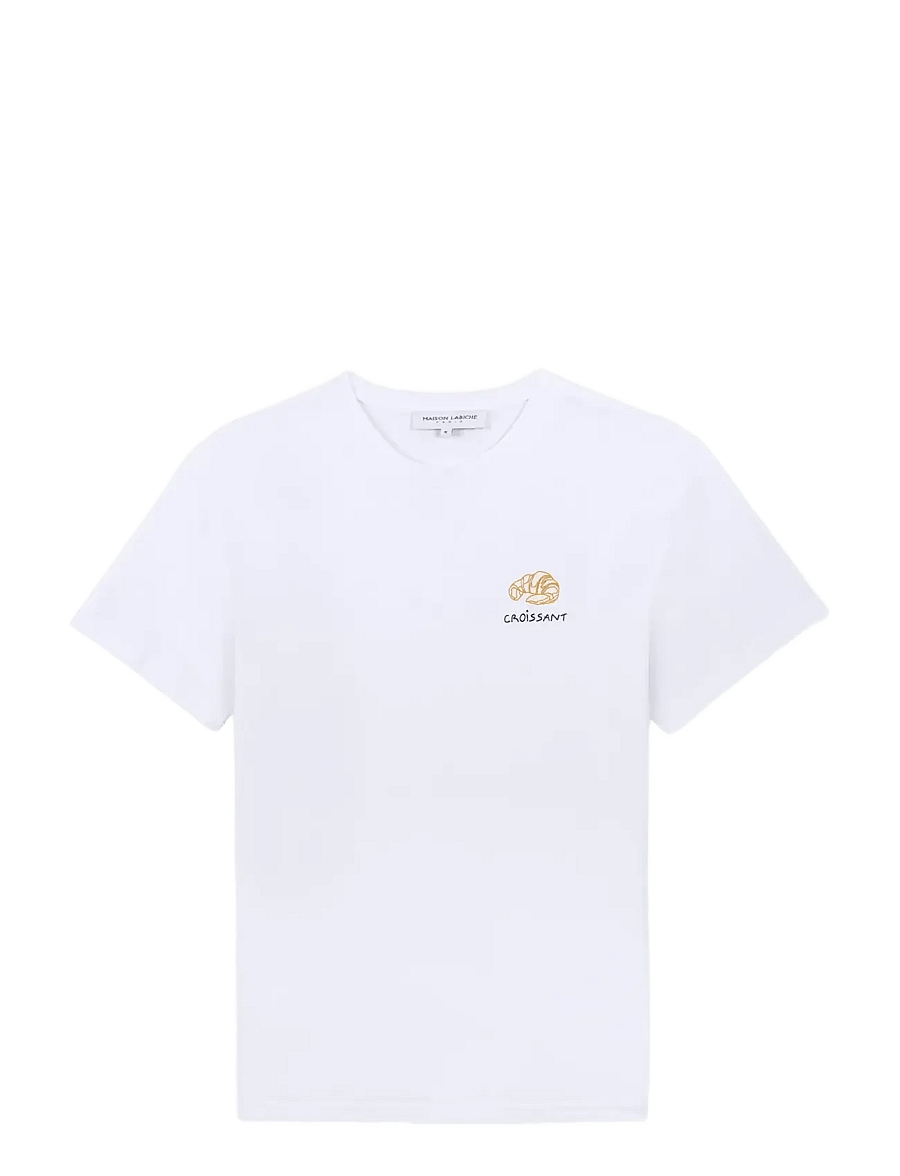 Maison Labiche - POPINCOURT CROISSANT / GOTS - kurzärmelige t-shirts - white - 0