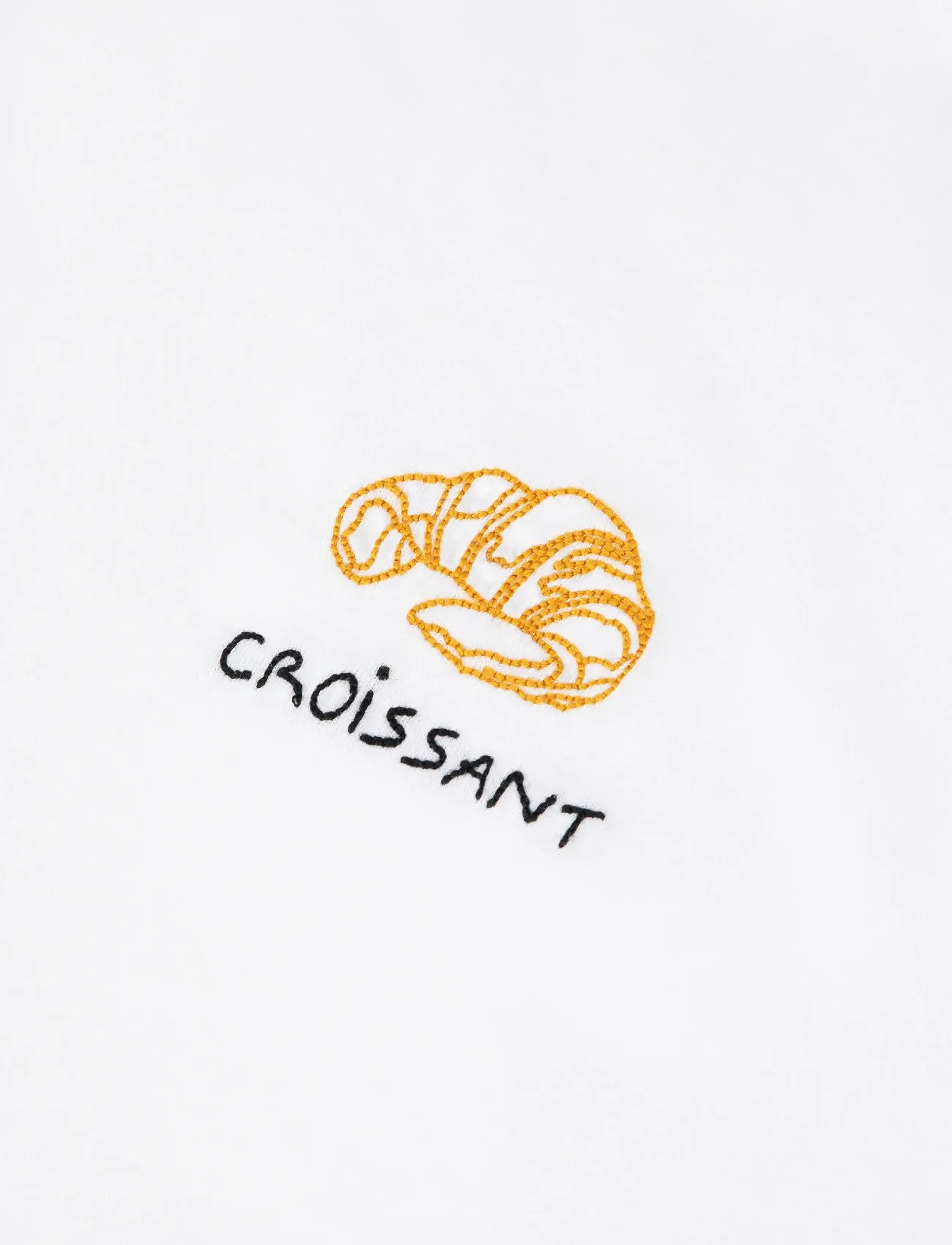Maison Labiche - POPINCOURT CROISSANT / GOTS - kortærmede t-shirts - white - 1