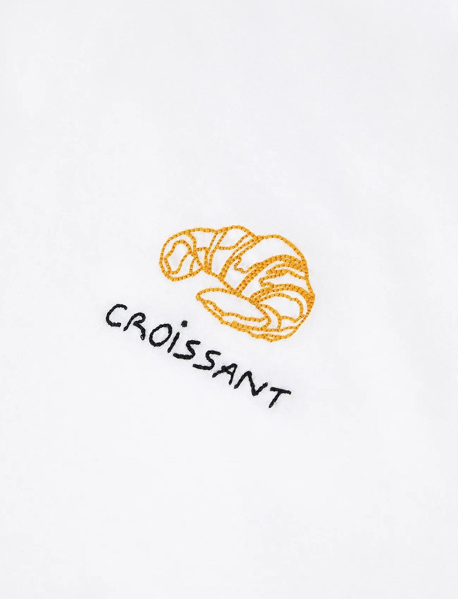 Maison Labiche - POPINCOURT CROISSANT / GOTS - kurzärmelige t-shirts - white - 2