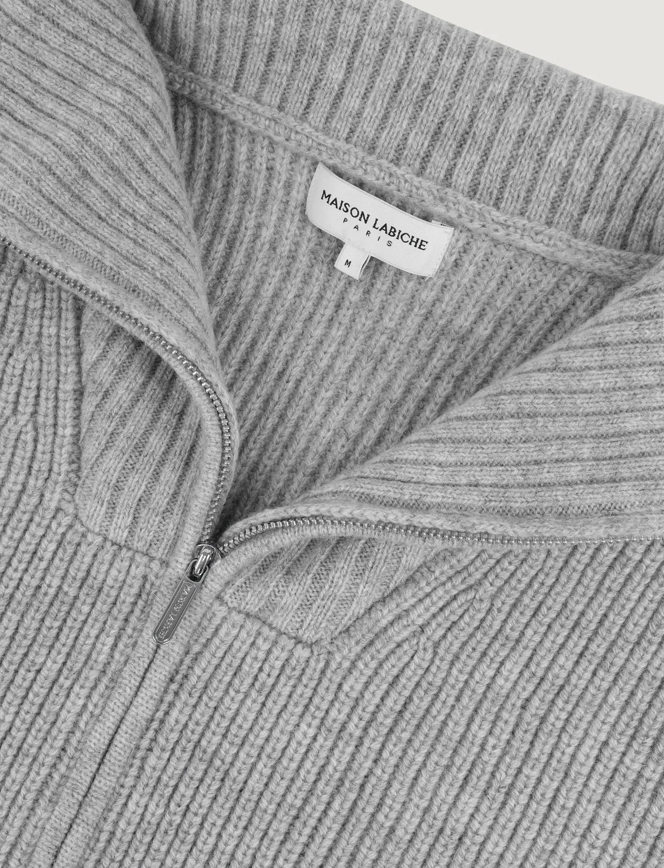 Maison Labiche - ANTIN NB - half zip-tröjor - light heather grey - 3