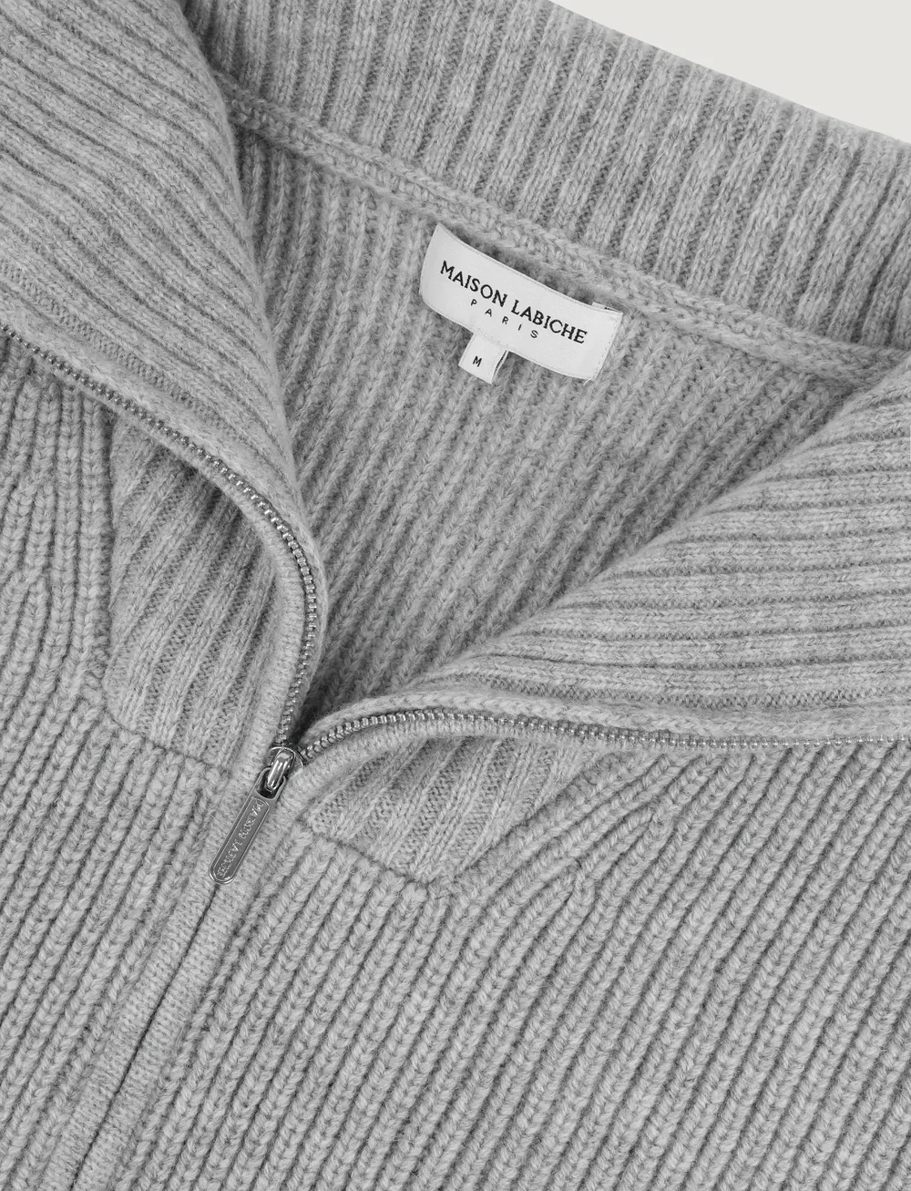 Maison Labiche - ANTIN NB - half zip-tröjor - light heather grey - 3