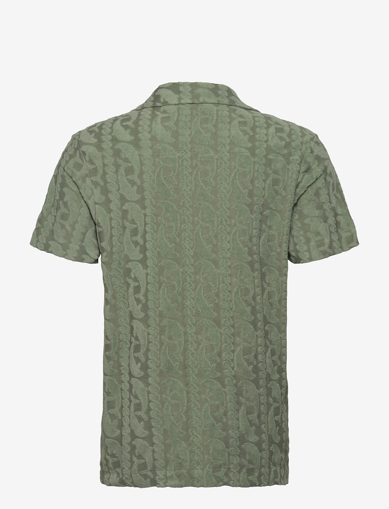 Maison Labiche - GERMAIN TERRY DOLPHIN - kurzarmhemden - olive green - 1