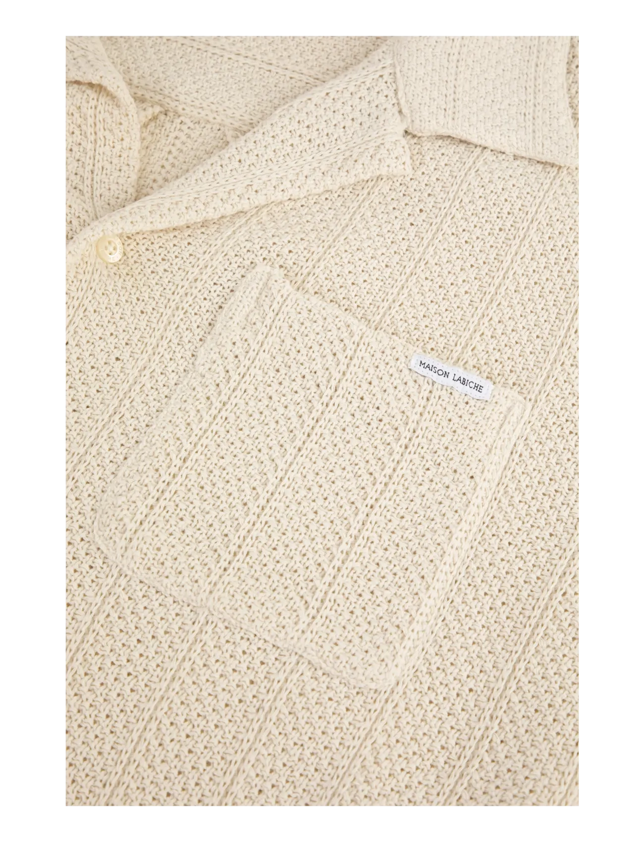 Maison Labiche - GERMAIN SHIRT - beige mesh - 3