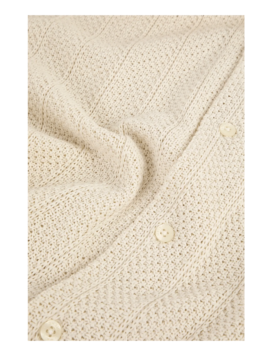 Maison Labiche - GERMAIN SHIRT - beige mesh - 4