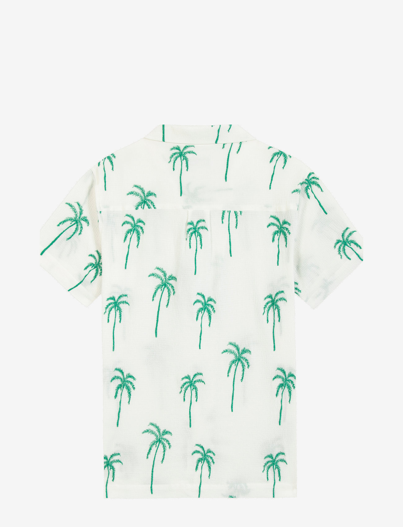 Maison Labiche - GERMAIN PALM - kortærmede skjorter - white palm tree emby - 1