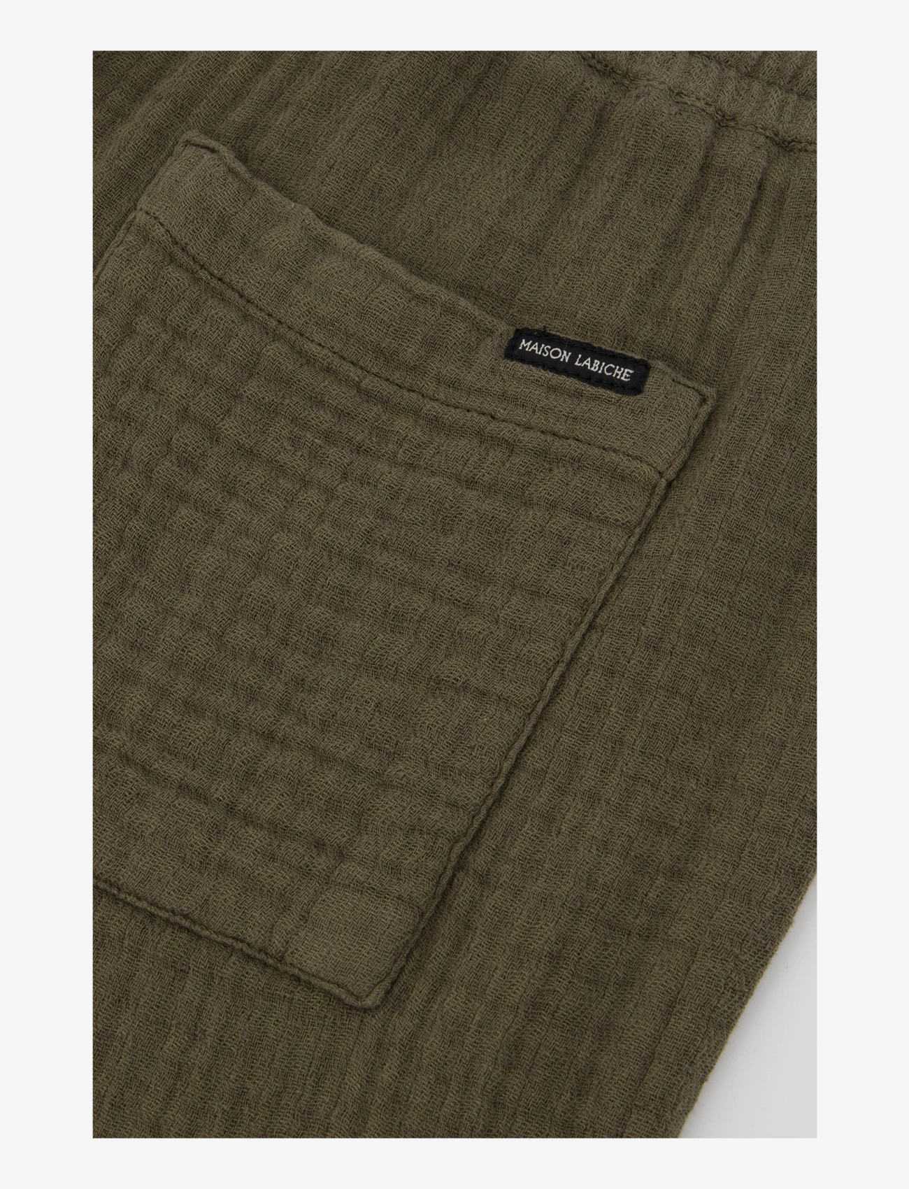 Maison Labiche - GUIGNER NB - linnebyxor - twill dust green - 3