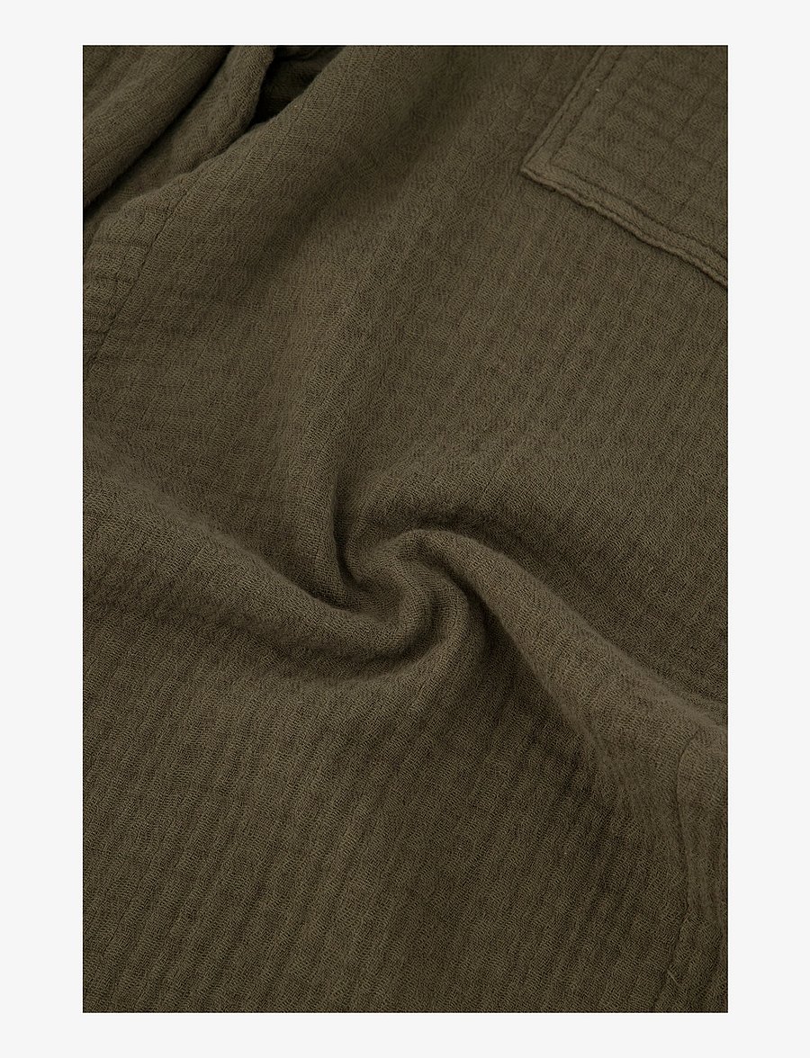 Maison Labiche - GUIGNER NB - leinenhosen - twill dust green - 5