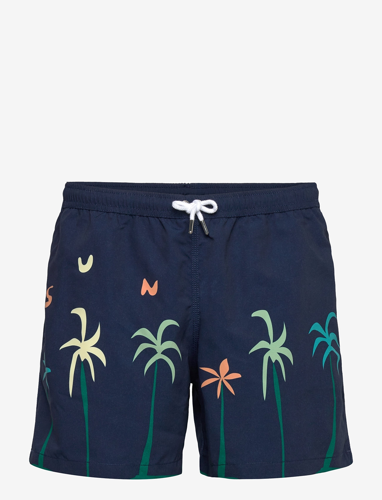 Maison Labiche - MAILLOT SUN PALM - badshorts - navy sun palm - 1