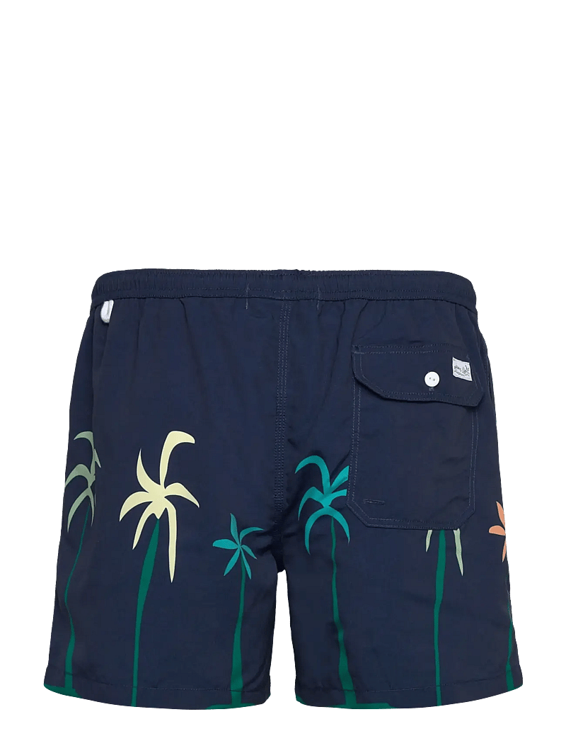 Maison Labiche - MAILLOT SUN PALM - swim shorts - navy sun palm - 2