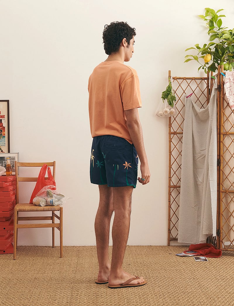 Maison Labiche - MAILLOT SUN PALM - swim shorts - navy sun palm - 3