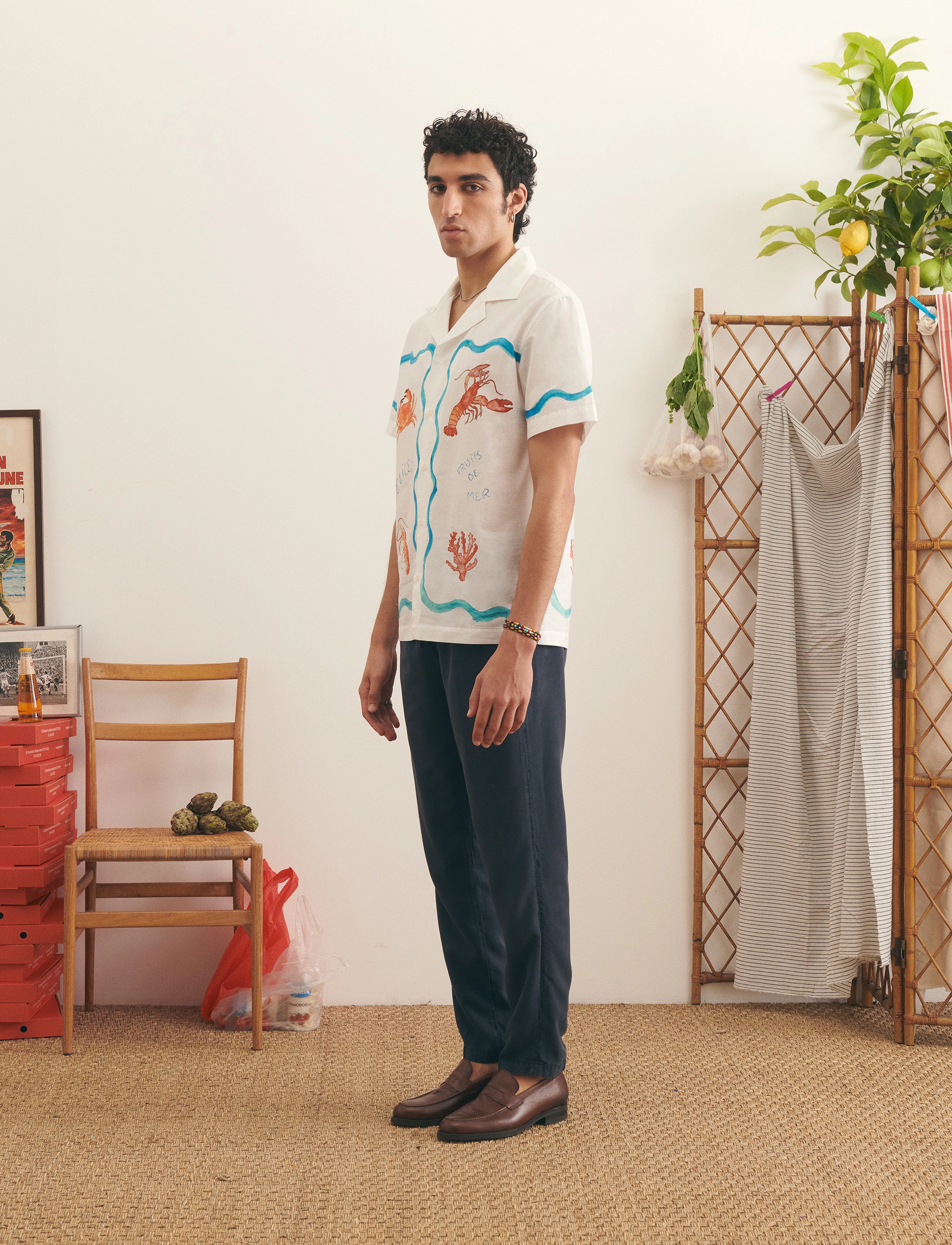 Maison Labiche Paris - MORNEY LOBSTER - lobster print - 4