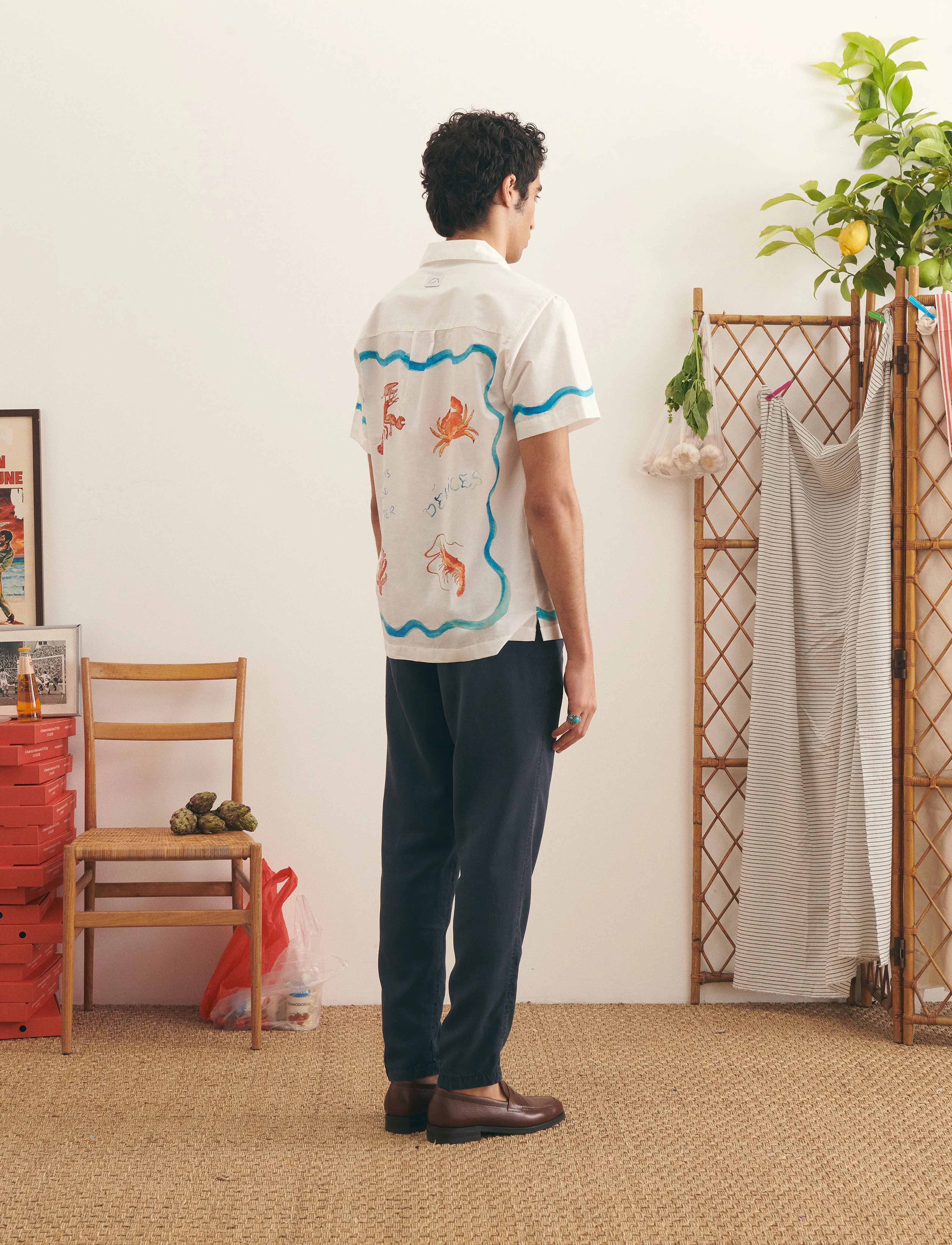 Maison Labiche Paris - MORNEY LOBSTER - lobster print - 5