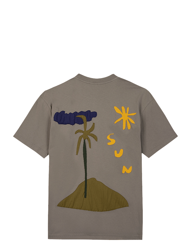 Maison Labiche - PATUREAU SUN / GOTS - krótki rękaw - fog green washed - 5