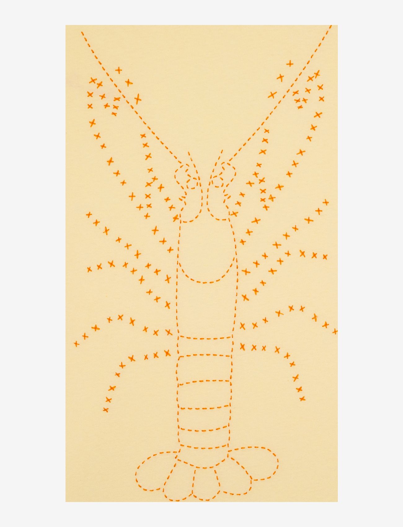 Maison Labiche - PATUREAU LOBSTER LOVER / GOTS - kortærmede t-shirts - vanilla washed - 1