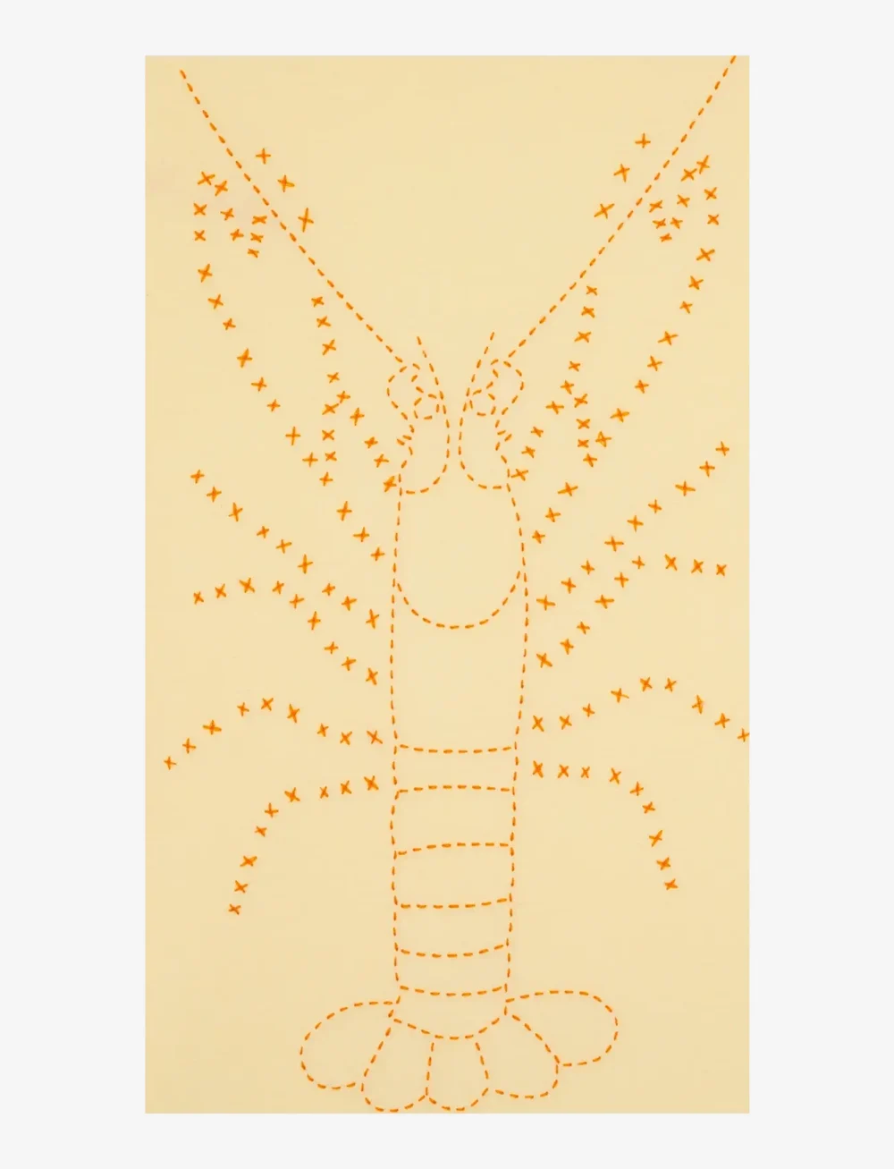 Maison Labiche - PATUREAU LOBSTER LOVER / GOTS - kortærmede t-shirts - vanilla washed - 1