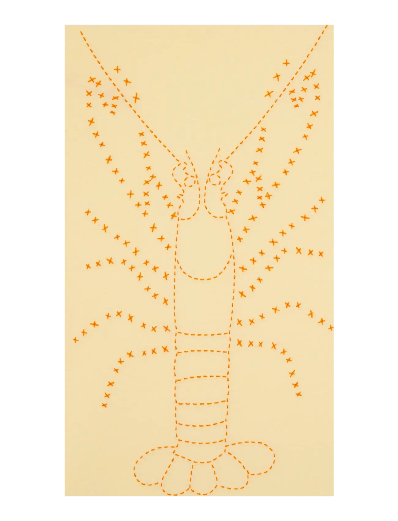 Maison Labiche - PATUREAU LOBSTER LOVER / GOTS - krótki rękaw - vanilla washed - 1