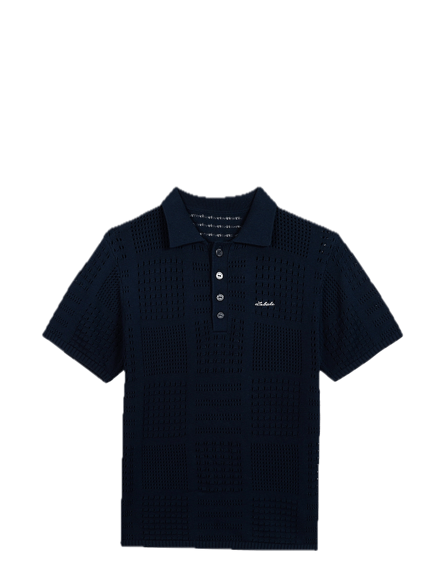 Maison Labiche - SAVY KNITWEAR - polos à manches courtes - navy - 1
