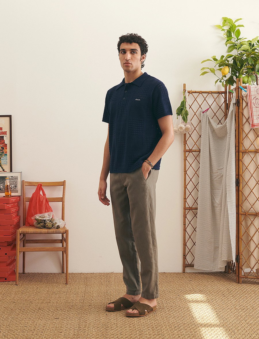 Maison Labiche - SAVY KNITWEAR - polos à manches courtes - navy - 3