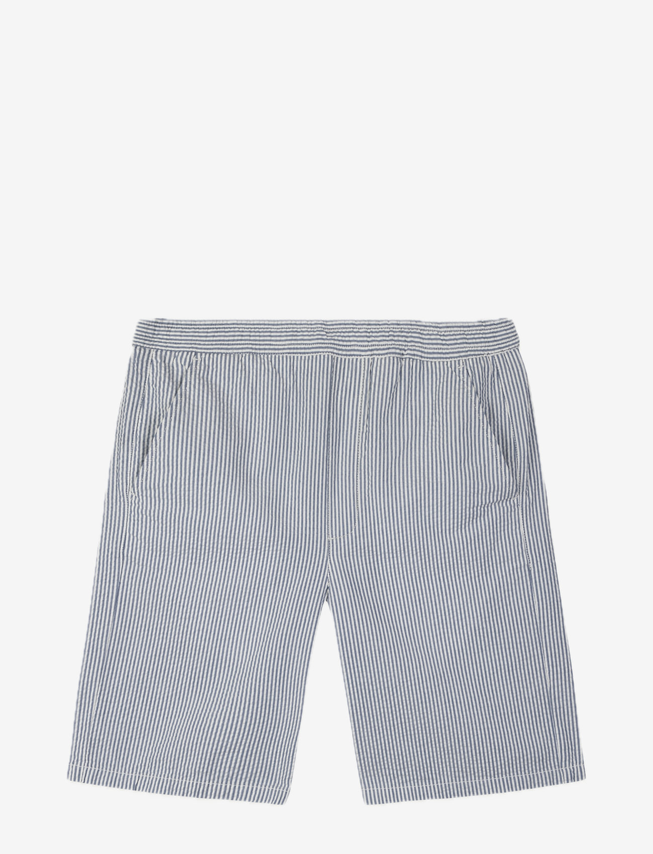 Maison Labiche - TESSON PANTS - casual shorts - seersucker stripes - 1