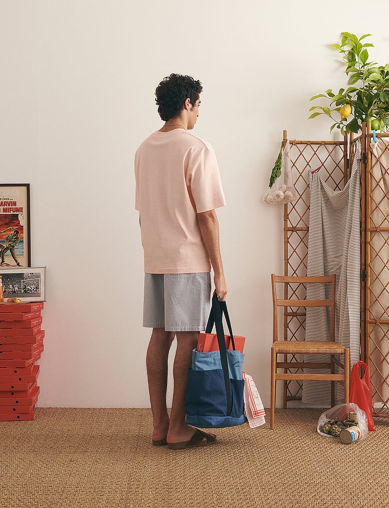 Maison Labiche - TESSON PANTS - casual shorts - seersucker stripes - 4