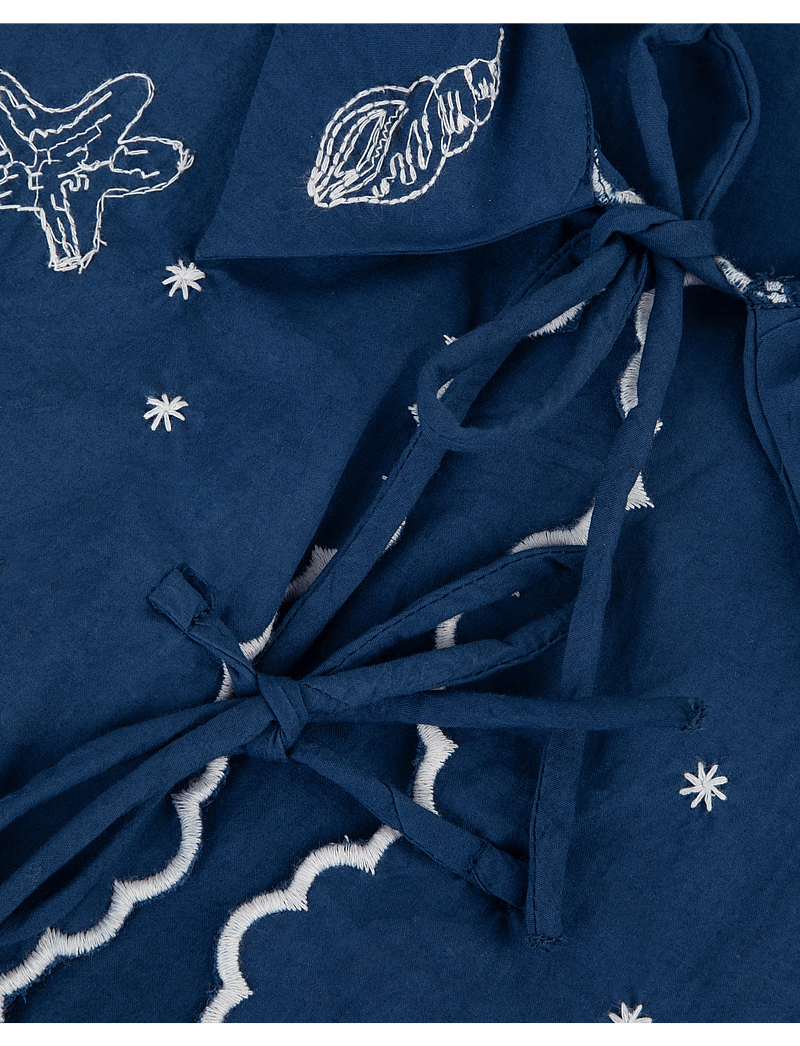 Maison Labiche - BRECHE SEASHELLS - kortärmade skjortor - poplin ultramarine - 2
