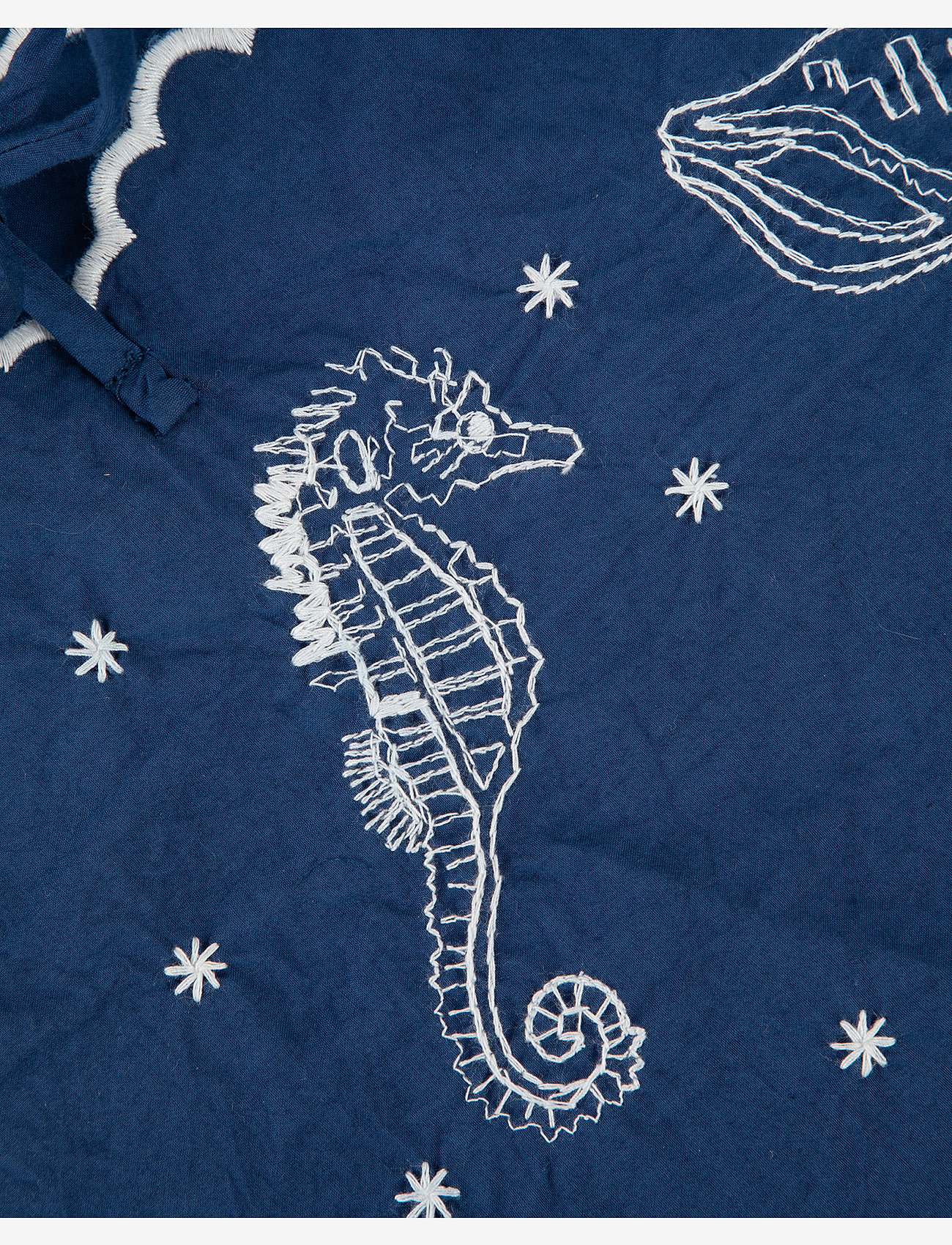 Maison Labiche - BRECHE SEASHELLS - kortärmade skjortor - poplin ultramarine - 3
