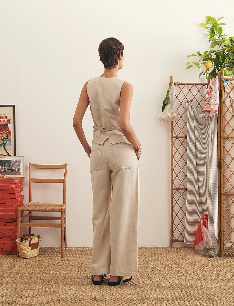 Maison Labiche - DUBAIL OUTERWEAR/JACKET - westen - cream linen - 4