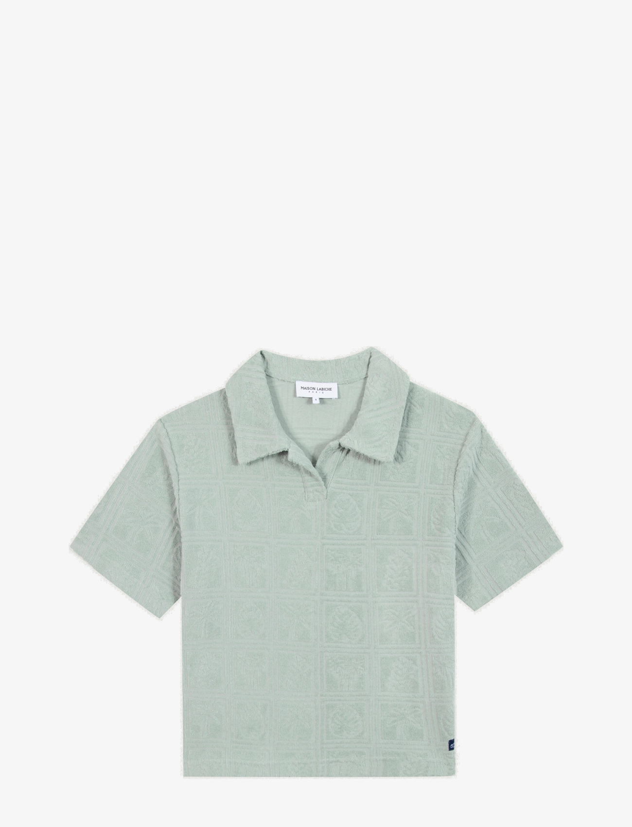 Maison Labiche Marces Polo, XS, T-shirts & Oberteile, Grün - Polos, Frauen