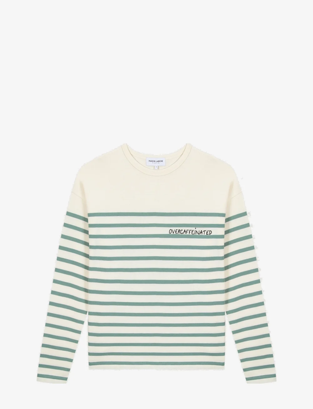 Maison Labiche - MONTPAR SAILOR SHIRT - langärmlige tops - ivory verdigris - 0