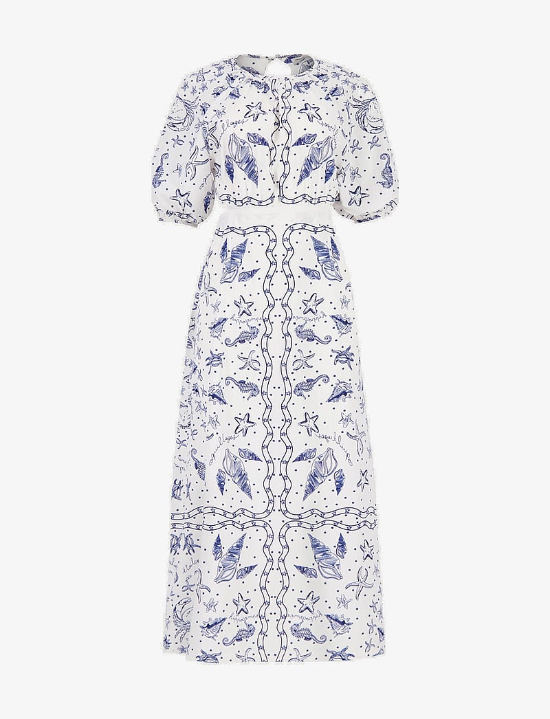 Maison Labiche - NIESSEL DRESS - sommerkjoler - seashells blue print - 1