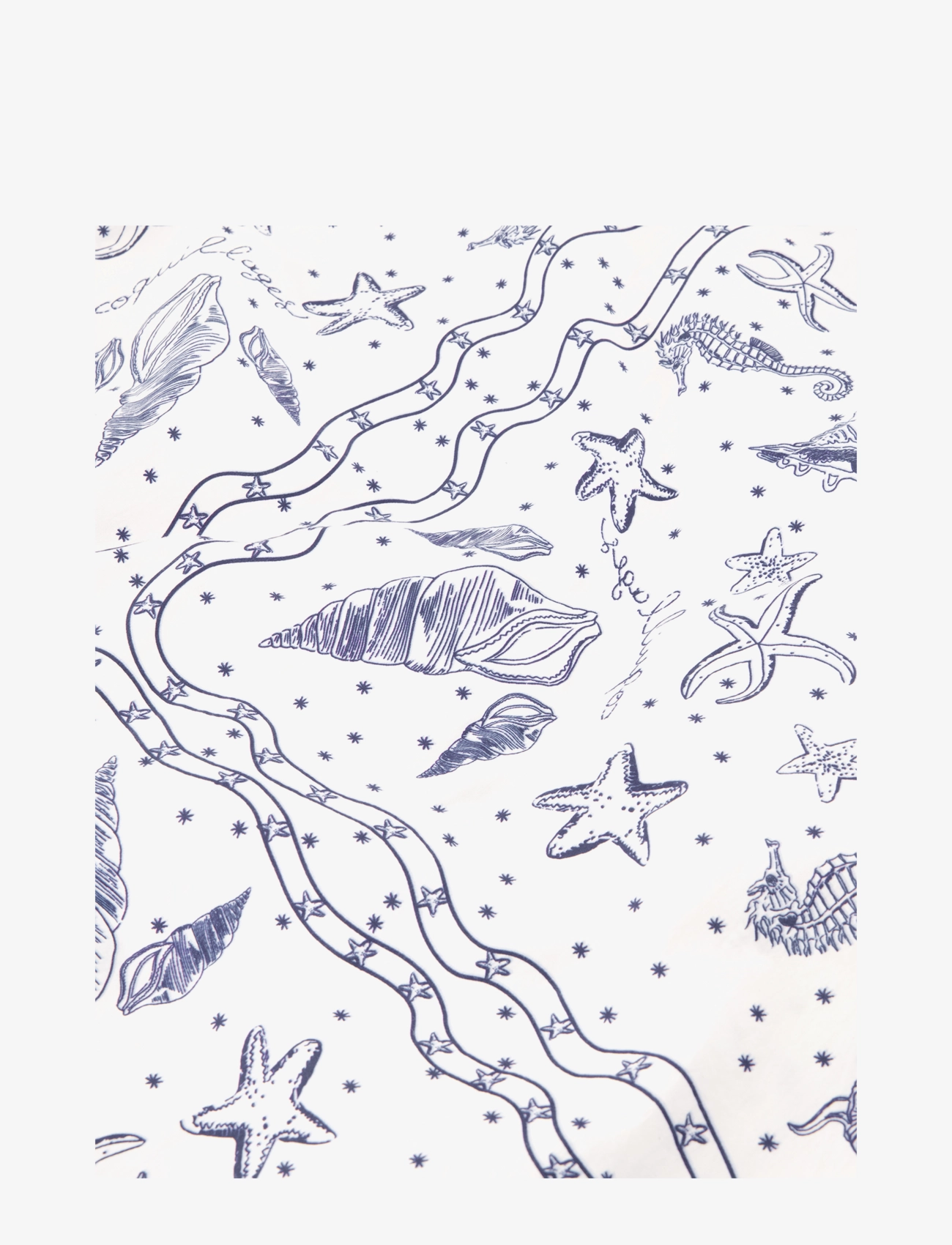 Maison Labiche - NIESSEL DRESS - seashells blue print - 3