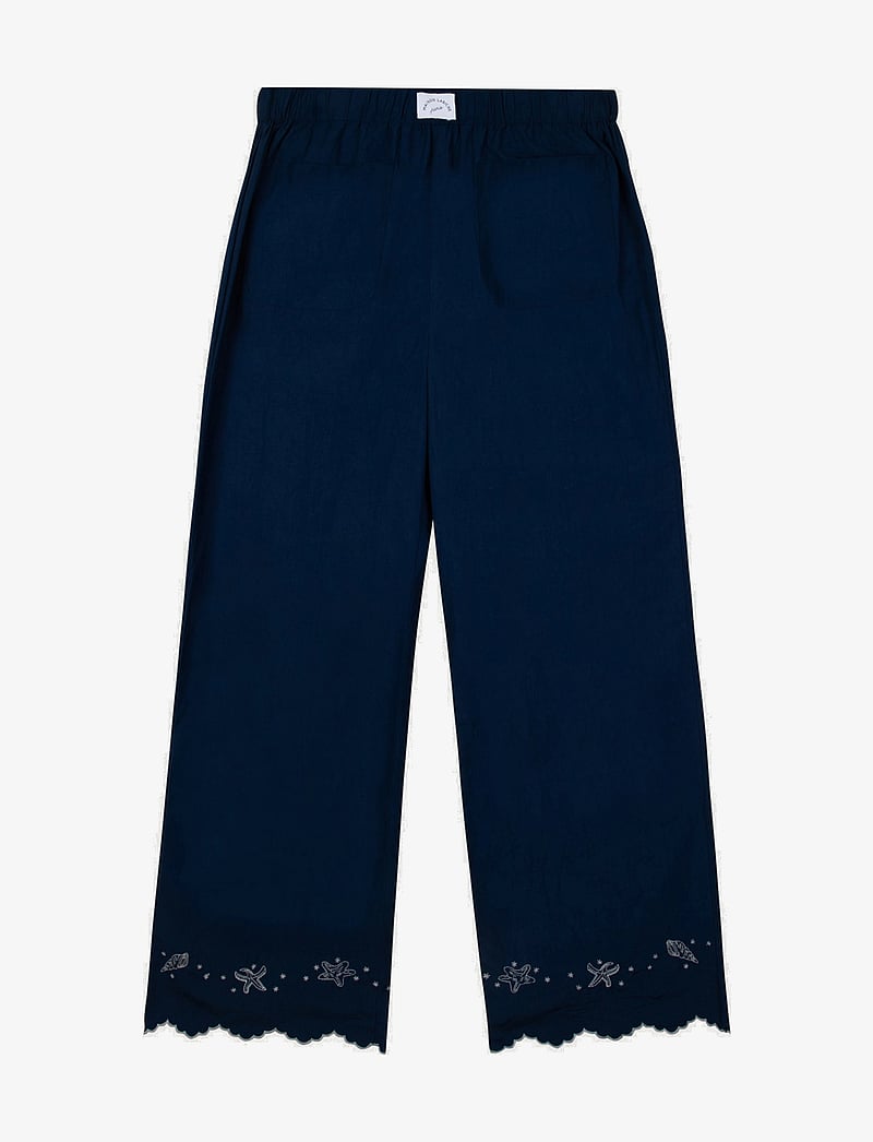 Maison Labiche - OUDIN PANTS - laia säärega püksid - poplin ultramarine - 1