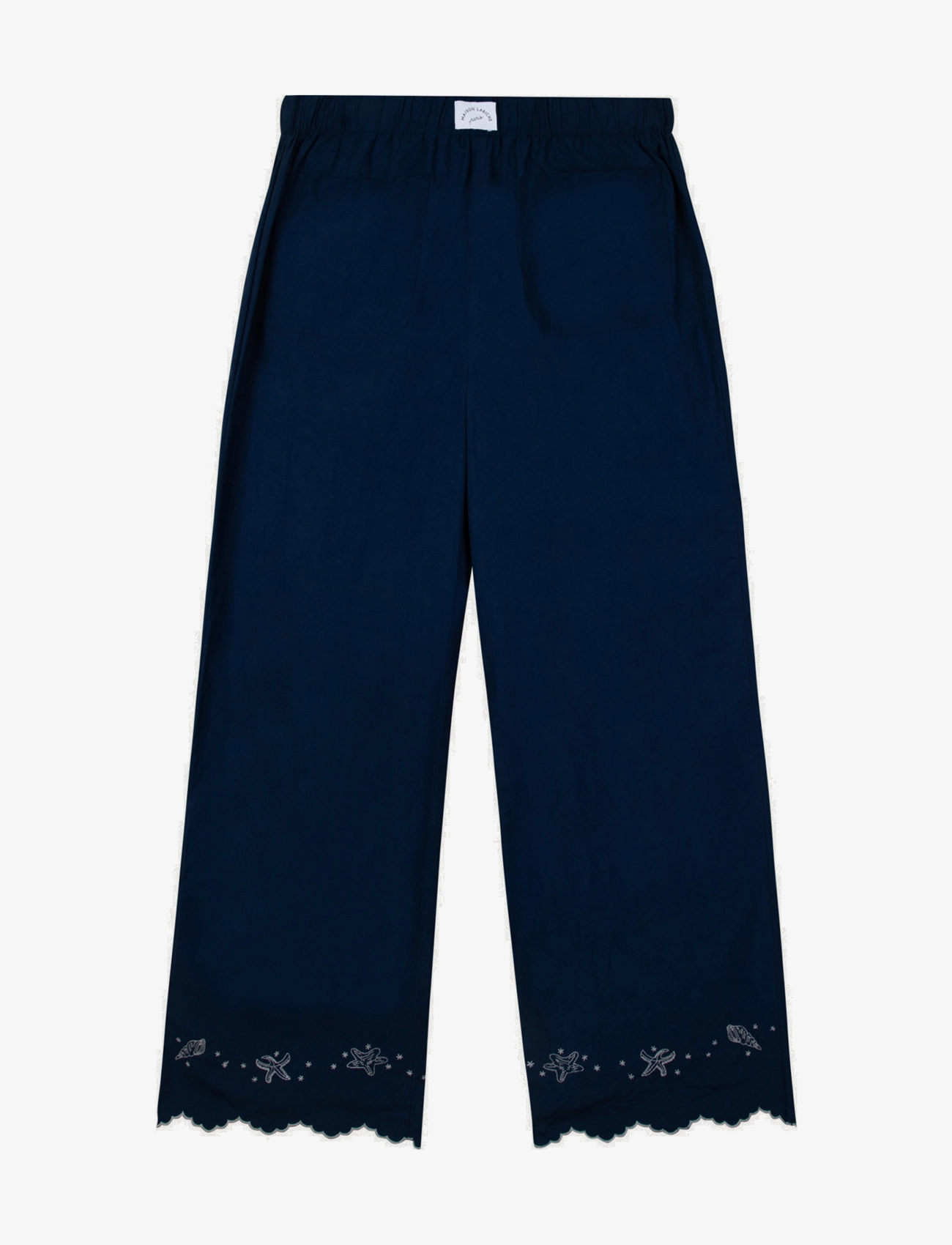 Maison Labiche - OUDIN PANTS - bikses ar platām starām - poplin ultramarine - 1