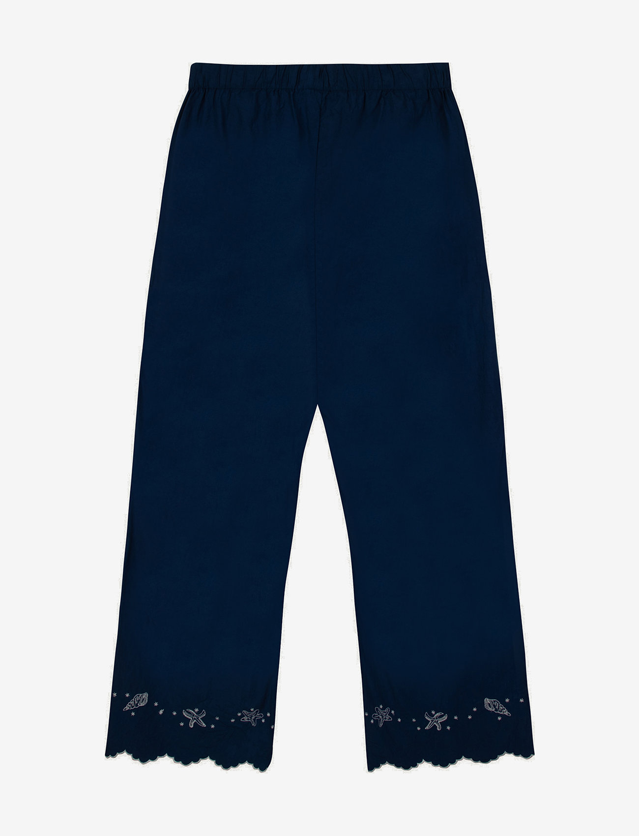 Maison Labiche - OUDIN PANTS - vida byxor - poplin ultramarine - 2