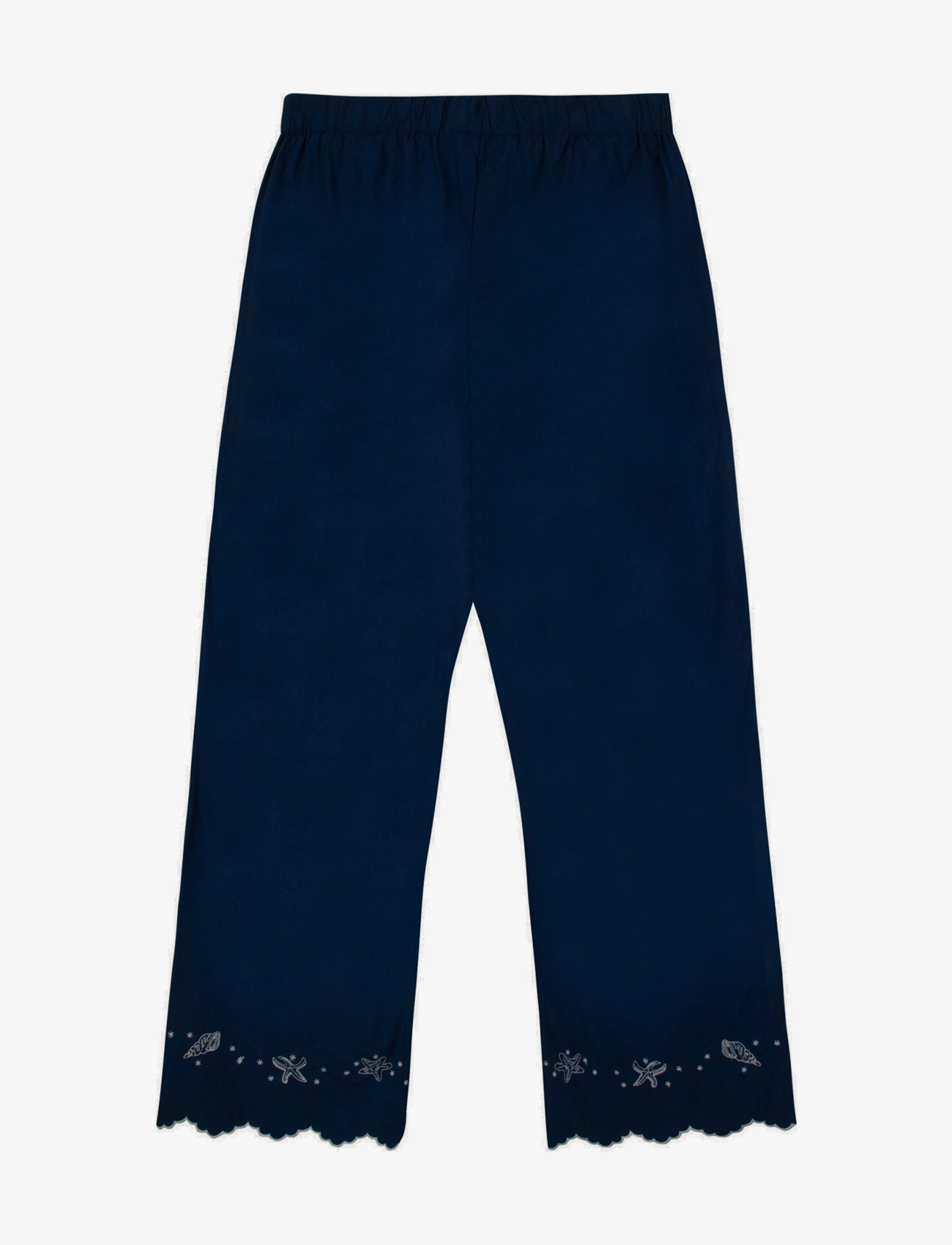 Maison Labiche - OUDIN PANTS - bikses ar platām starām - poplin ultramarine - 2