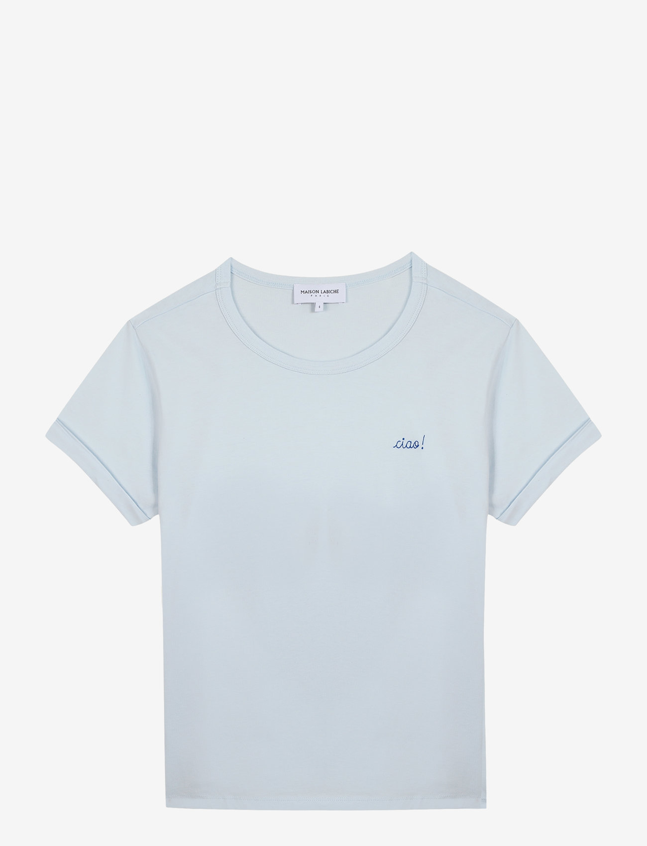 Maison Labiche - POITOU TEE-SHIRT - t-särgid - poplin blue - 0